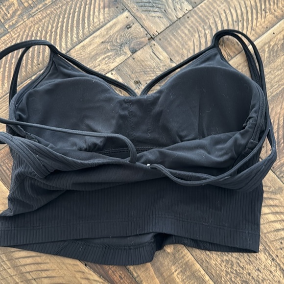 Lululemon Align strapping Ribbed tank. Black excellent condition. Size 2 - Picture 3 of 3